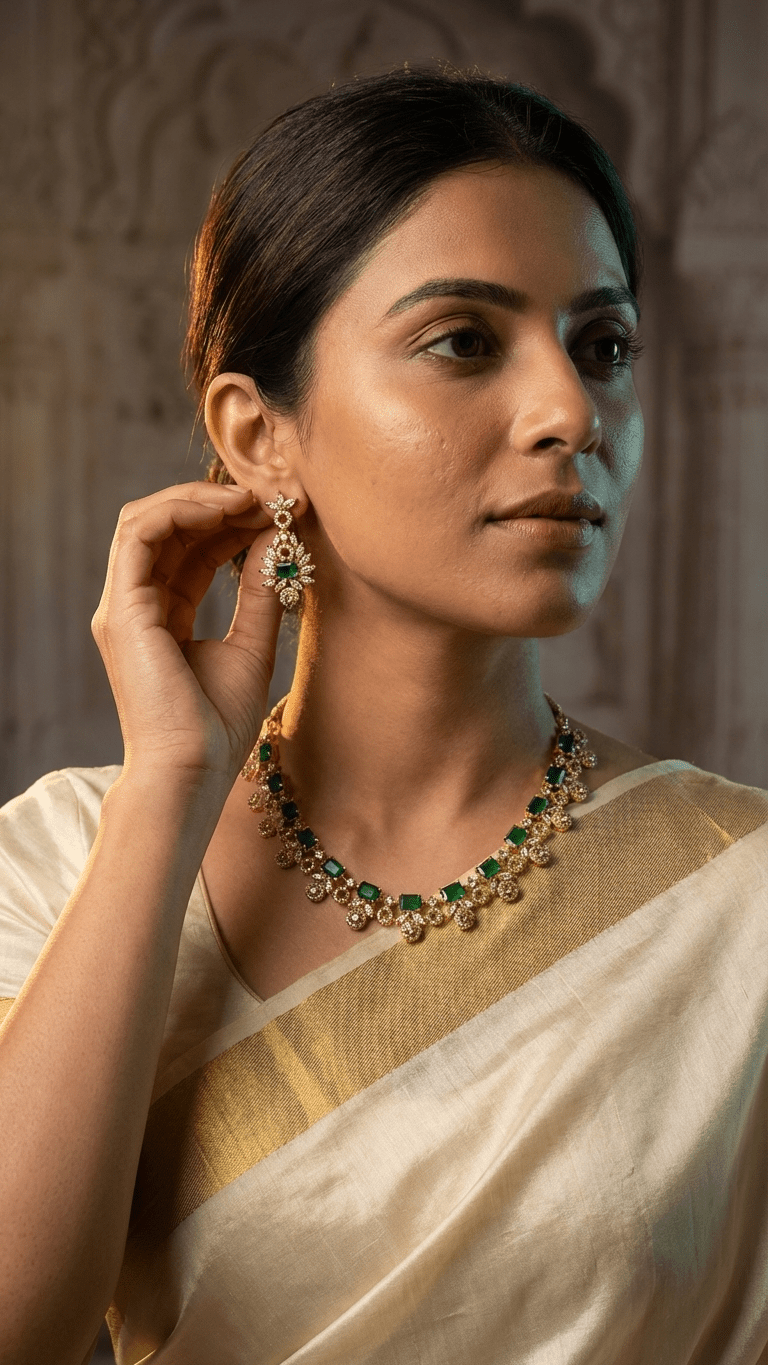 💎 Best Artificial Jewellery for Weddings in India (2026 Guide) - DIAURA JEWELS