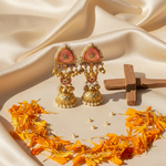 Kashmiri Style Long Jhumka Earrings for Women | Traditional Gold Plated Ethnic Statement Earrings | Wedding & Festive Jewellery β Diaura Jewels