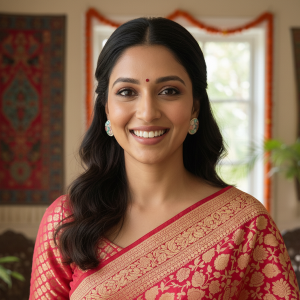 Diaura Jewels | Minimalist Korean Style Pastel Gemstone Studs | Multi-Color Gold-Plated Earrings