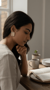 Diaura Square Halo Stud Earrings for Women | Gold Crystal Frame Statement Studs | Elegant Minimal Luxury Earrings | Designer Party & Everyday Jewellery - DIAURA JEWELS