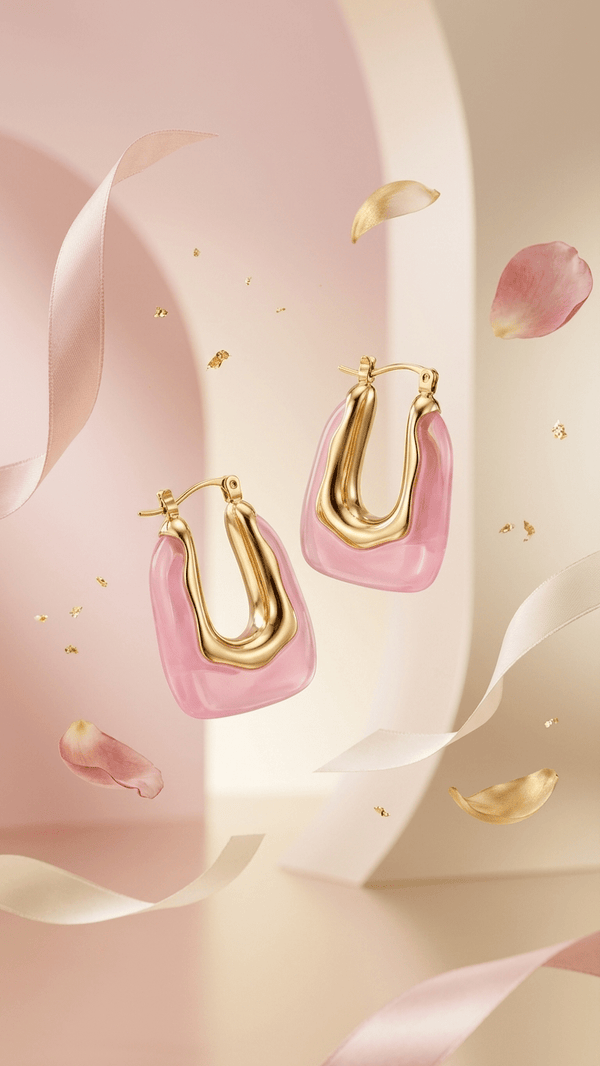 Diaura Turquoise Teardrop Drop Earrings - Gold Plated Aqua Stone Imitation Jewellery for Women - DIAURA JEWELS