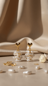 Ethnic Elegance Pearl Drop Earrings for Women - DIAURA JEWELS
