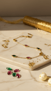 Multi Gemstone Gold Bracelet for Women | Luxury Color Stone Bracelet | Diaura Jewels - DIAURA JEWELS