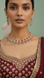 Red American Diamond Kundan Choker Necklace Set Gold Plated | Imitation Bridal Jewellery Women | Diaura Jewels