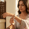 Luxury Gold Charm Bracelet for Women | Pearl & Heart Designer Bracelet | Elegant Adjustable Bracelet – Diaura Jewels - DIAURA JEWELS
