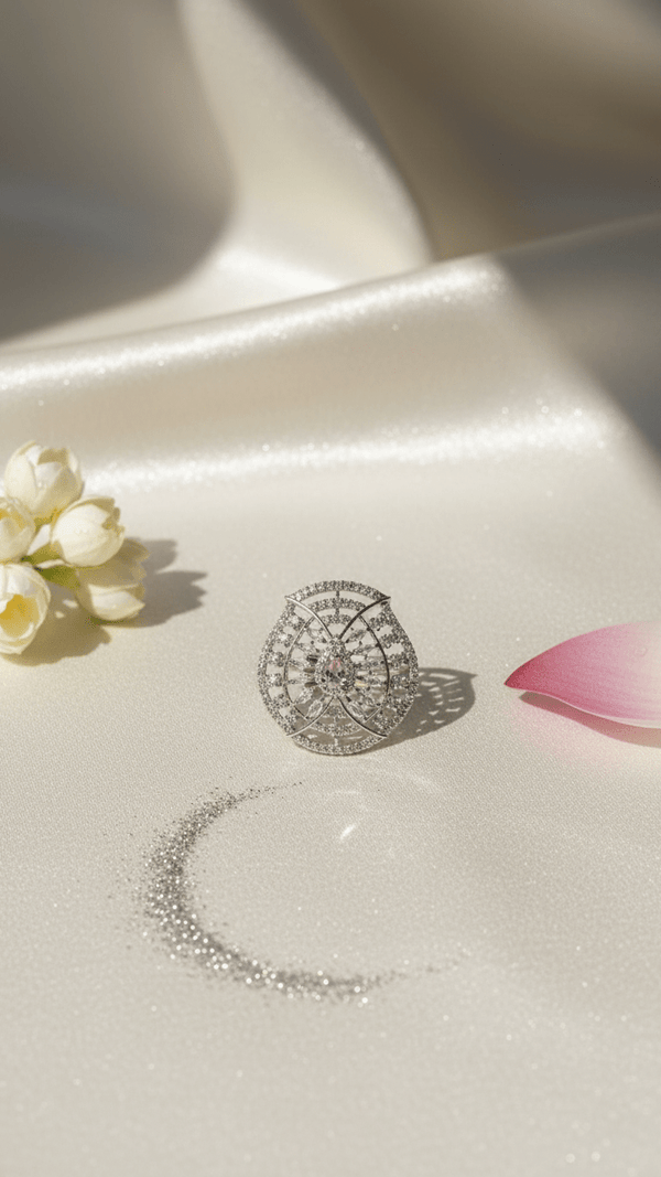 Luxury Zircon Dome Cocktail Statement Ring for Women | Diaura Jewels - DIAURA JEWELS