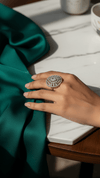 Luxury Zircon Dome Cocktail Statement Ring for Women | Diaura Jewels - DIAURA JEWELS
