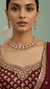 Red American Diamond Kundan Choker Necklace Set Gold Plated | Imitation Bridal Jewellery Women | Diaura Jewels - DIAURA JEWELS
