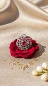 Royal Ruby American Diamond Statement Ring – Luxury Silver Plated Cocktail Ring | DIAURA Jewels - DIAURA JEWELS